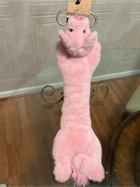 Brand New Pally Paw Long Body Pig Dog Toy Clinker & Squeaker 20”